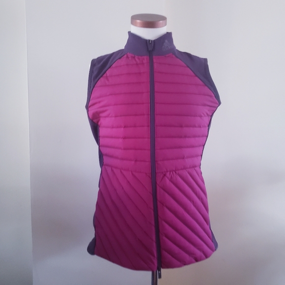 🏷Adidas Frostguard Women's Vest Golf Down Vest Jacket - M MSRP $150 - Picture 3 of 14